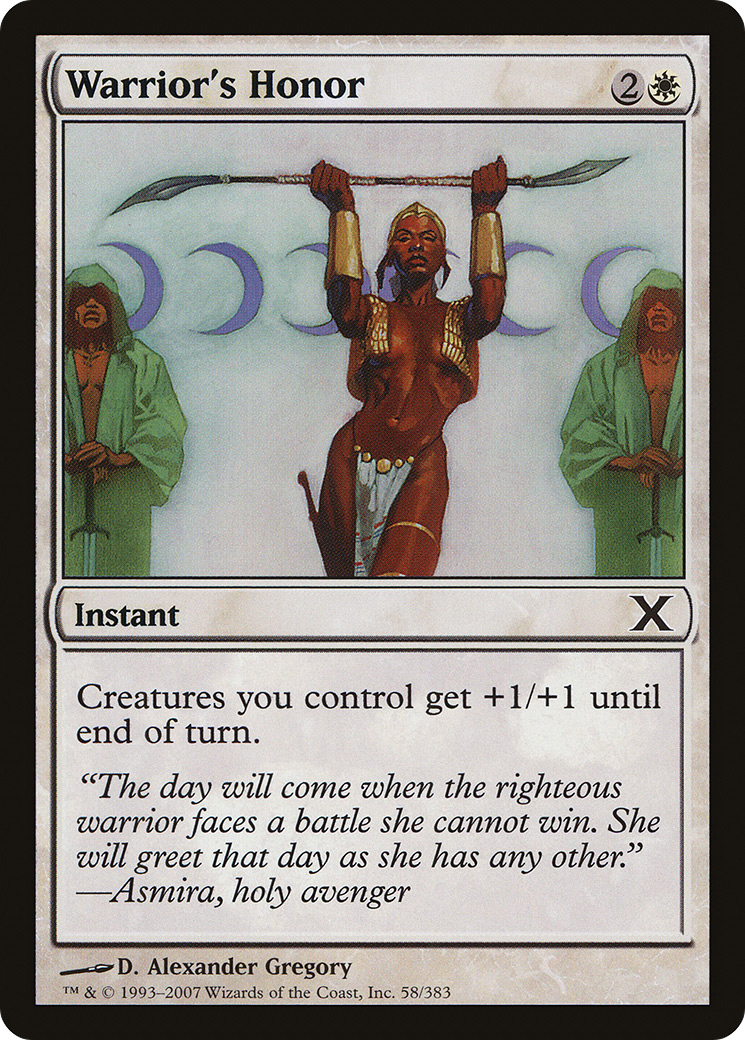 Warrior's Honor (10E-058) [Tenth Edition]
