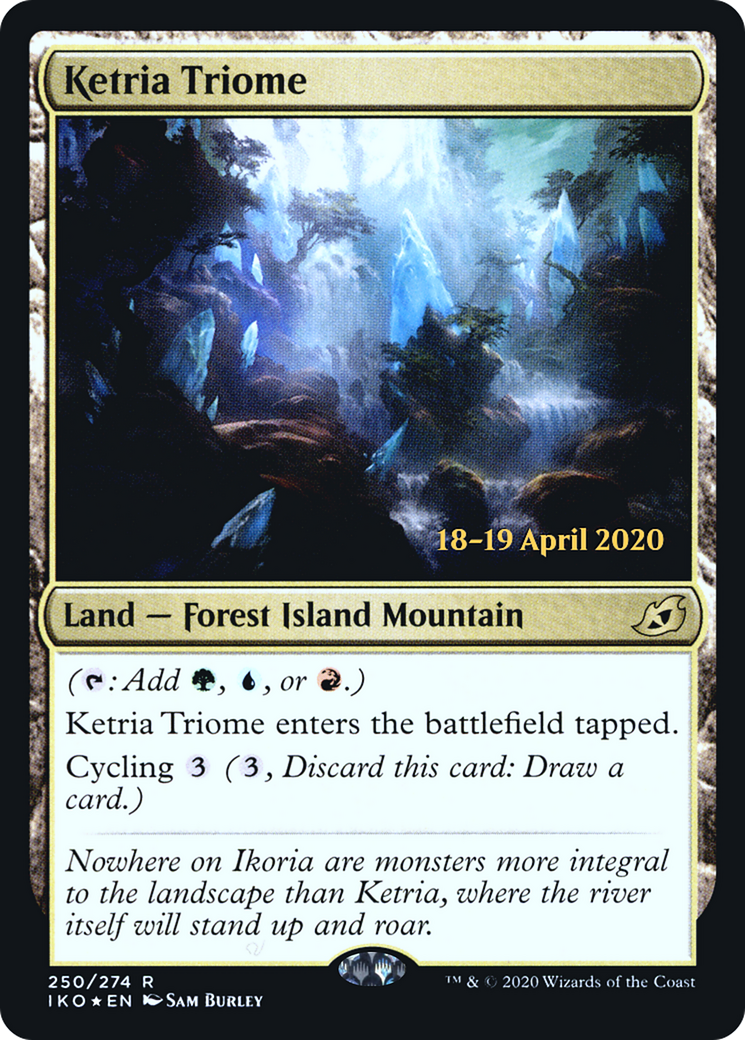 Ketria Triome (PRE-250S) [Ikoria: Lair of Behemoths Promos] Foil