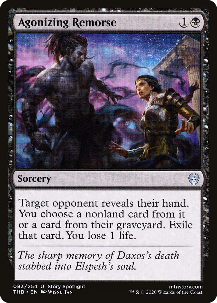 Agonizing Remorse (THB-083) [Theros Beyond Death] Foil