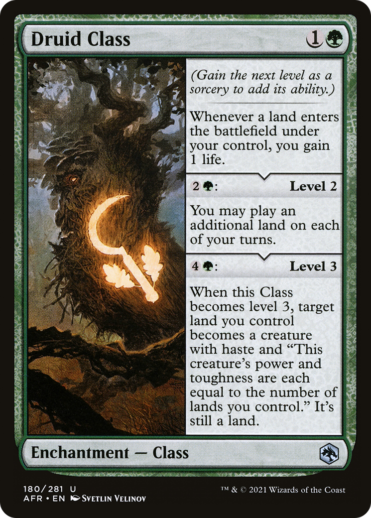 Druid Class (AFR-180) [Adventures in the Forgotten Realms] Foil