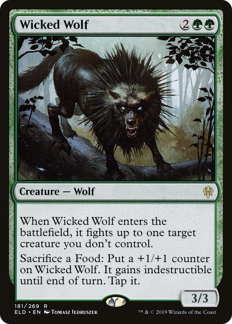 Wicked Wolf (ELD-181) [Throne of Eldraine]