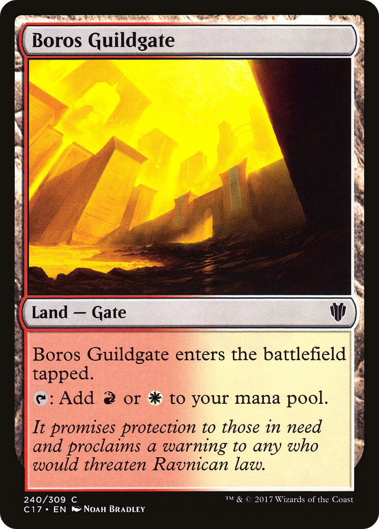 Boros Guildgate (C17-240) [Commander 2017]
