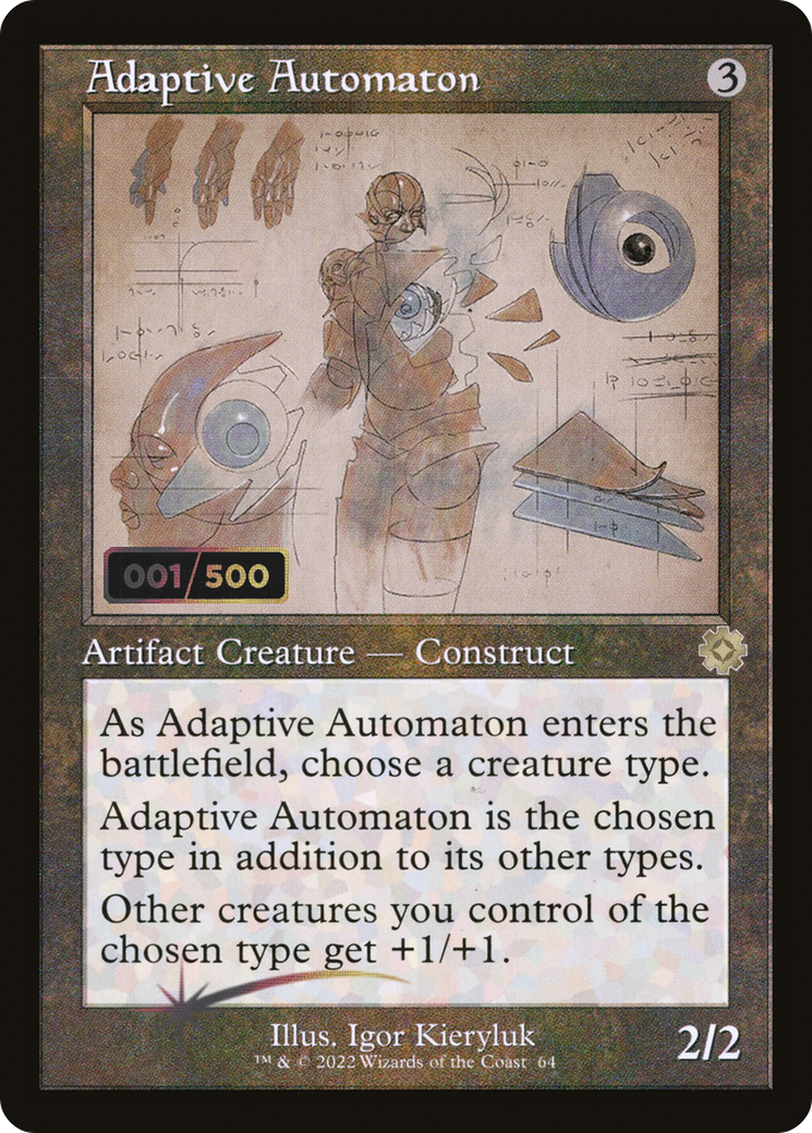 Adaptive Automaton (Schematic) (Serial Numbered) (BRR-064) [The Brothers' War Retro Artifacts] Foil