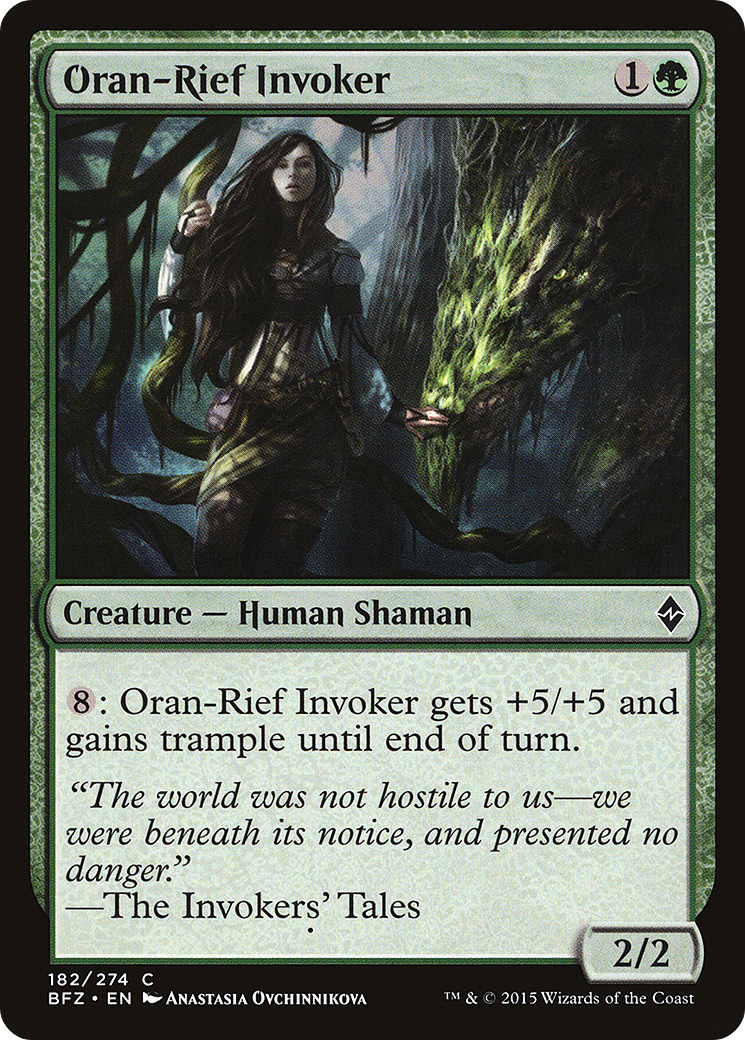 Oran-Rief Invoker (BFZ-182) [Battle for Zendikar]