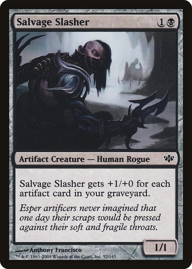 Salvage Slasher (CON-052) [Conflux] Foil