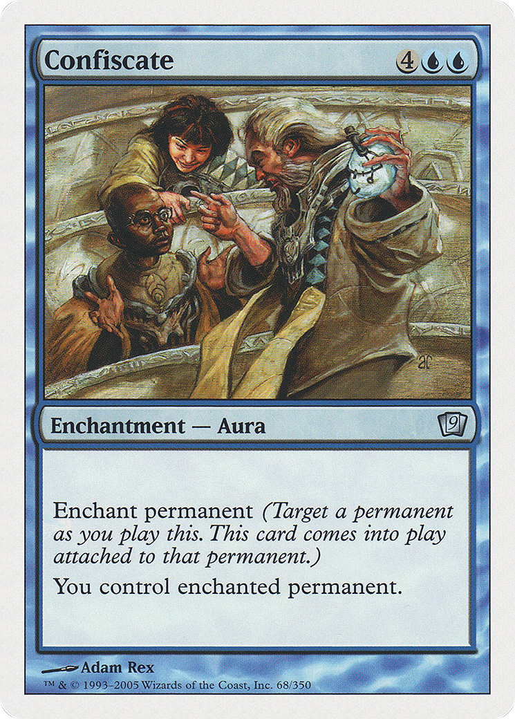 Confiscate (9ED-068) [9th Edition] Foil