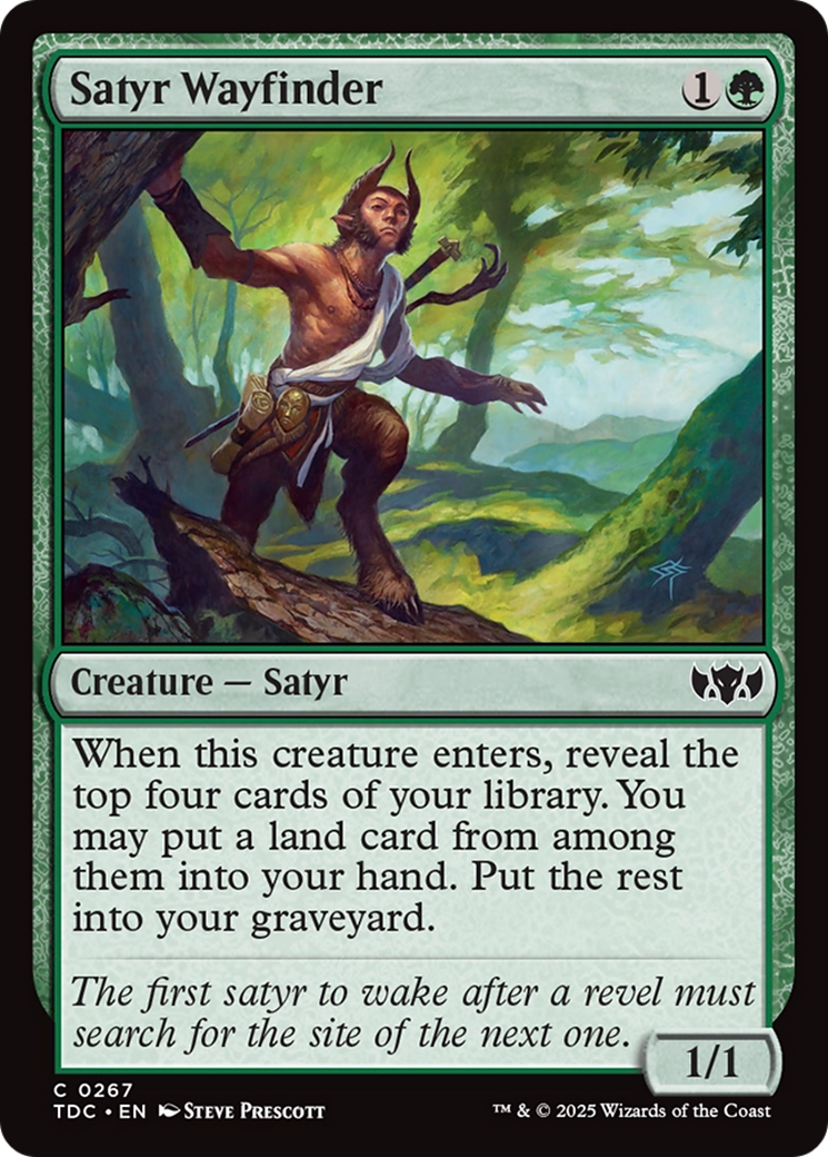 Satyr Wayfinder (TDC-267) [Commander: Tarkir: Dragonstorm]