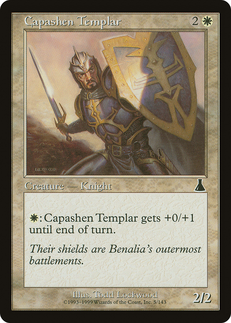 Capashen Templar (UDS-005) [Urza's Destiny] Foil
