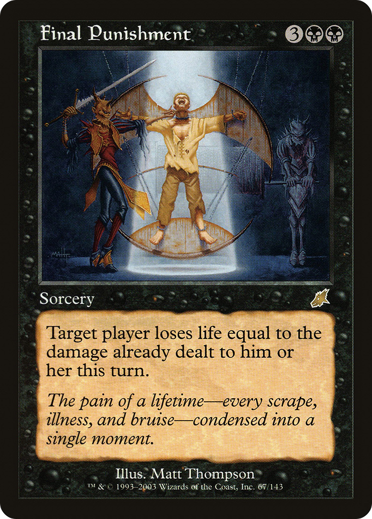 Final Punishment (SCG-067) [Scourge] Foil