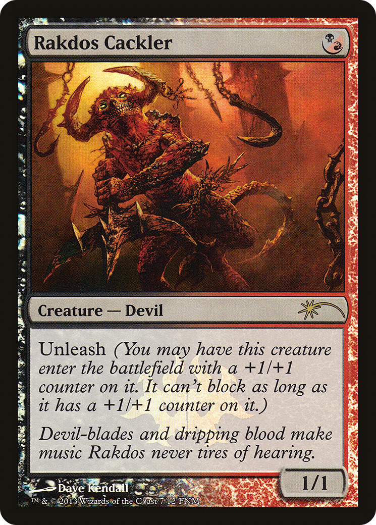 Rakdos Cackler [Friday Night Magic 2013] Foil