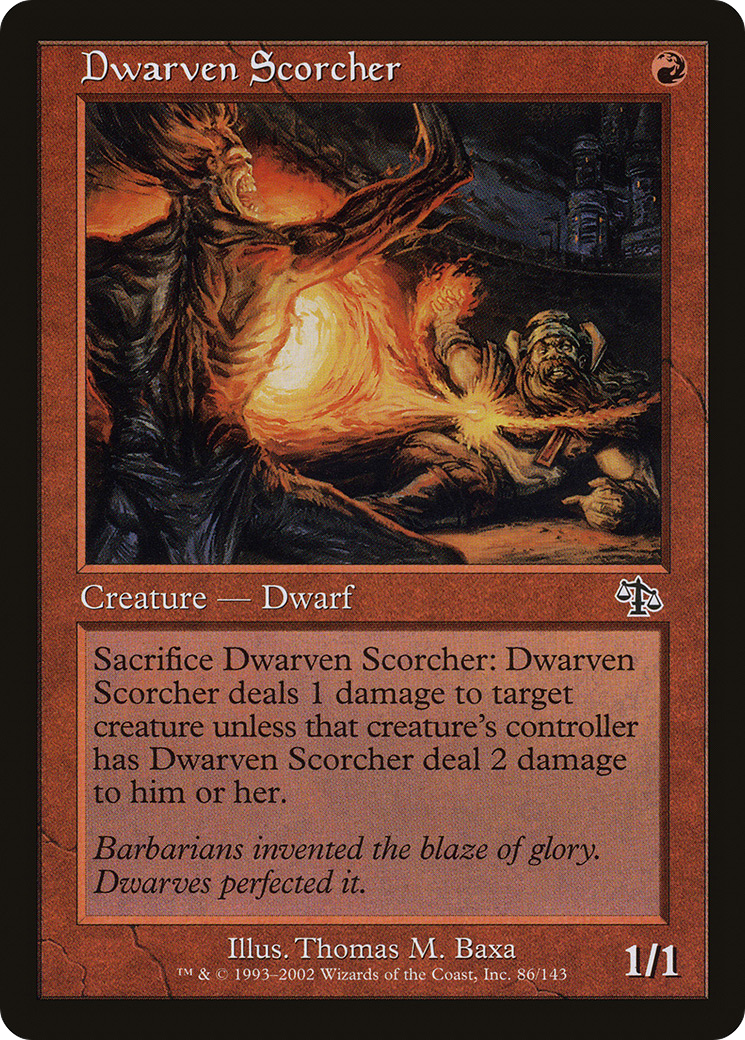 Dwarven Scorcher (JUD-086) [Judgment]