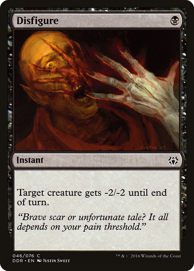 Disfigure (DDR-046) [Duel Decks: Nissa vs. Ob Nixilis]