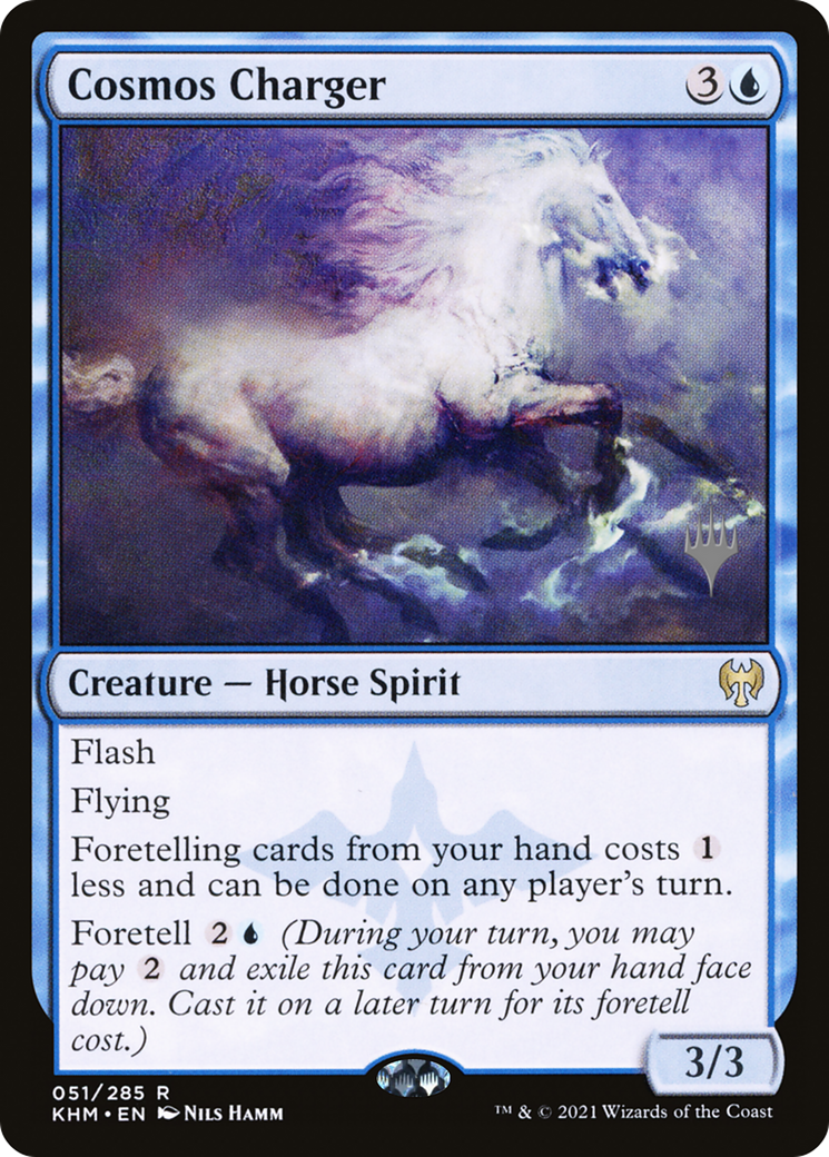 Cosmos Charger (PPKHM-051) [Promo Pack: Kaldheim Promos] Foil