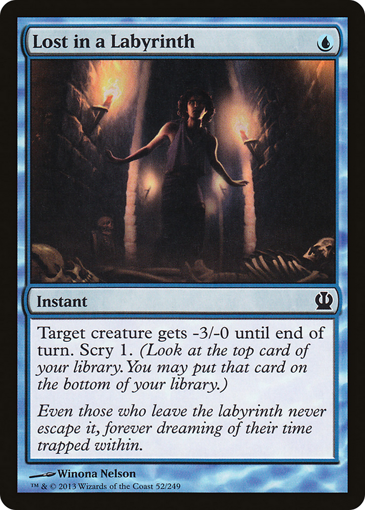 Lost in a Labyrinth (THS-052) [Theros] Foil