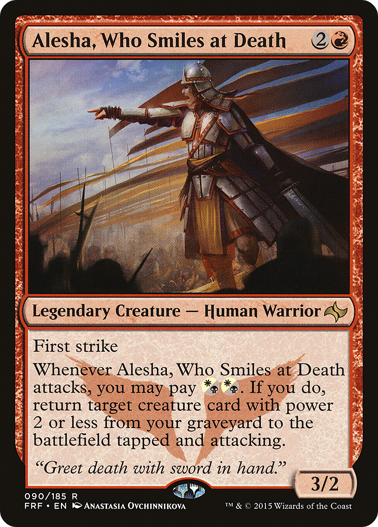 Alesha, Who Smiles at Death (FRF-090) [Fate Reforged]