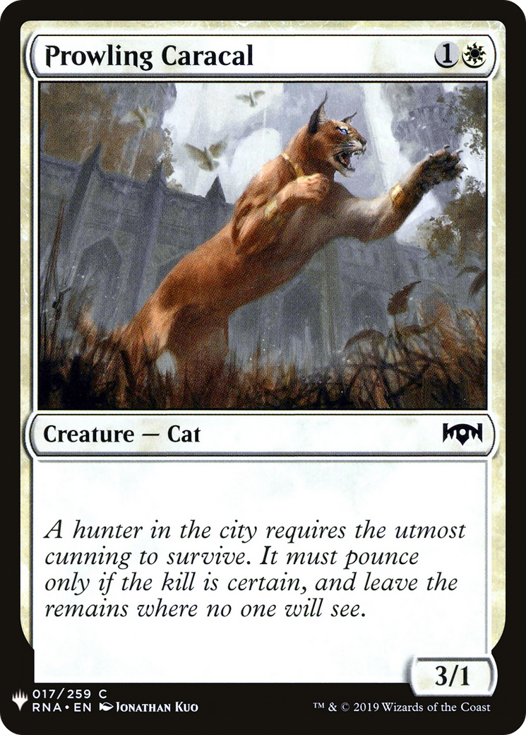 Prowling Caracal (LIST-RNA-17) [The List]