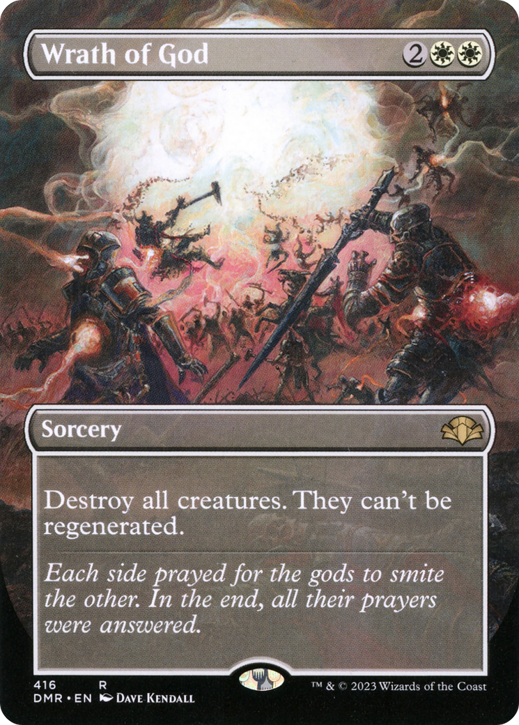 Wrath of God (Borderless) (DMR-416) [Dominaria Remastered] Foil