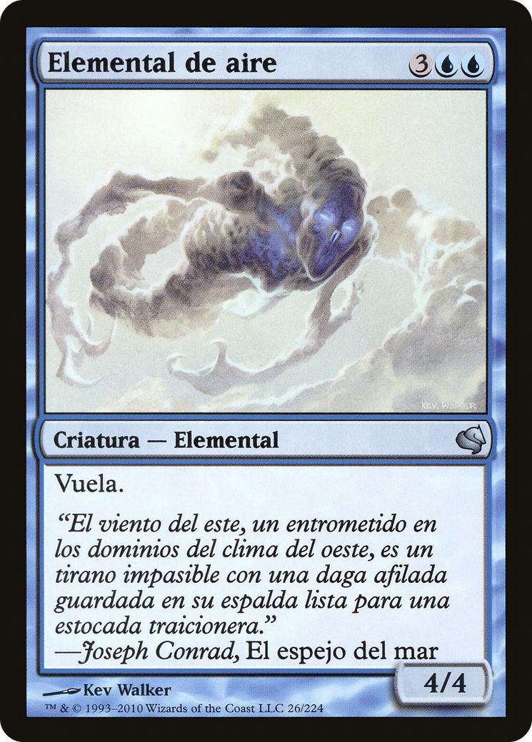 Air Elemental (Spanish) - "Elemental de aire" (PS11-026) [Salvat 2011]