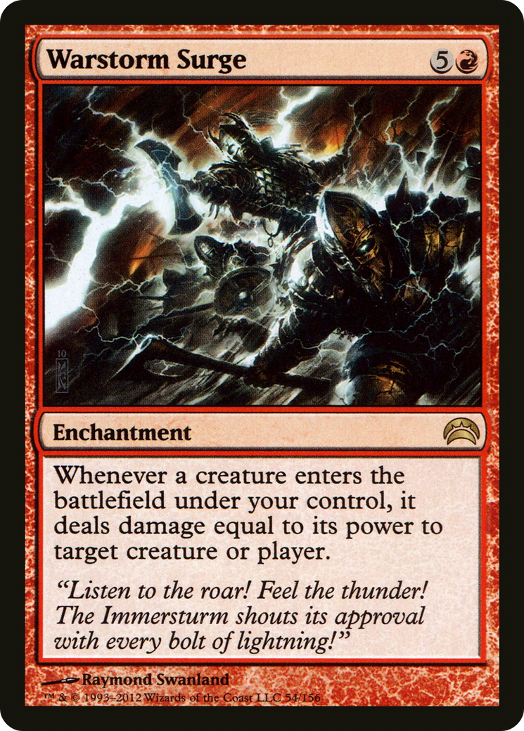 Warstorm Surge (PC2-054) [Planechase 2012] Foil