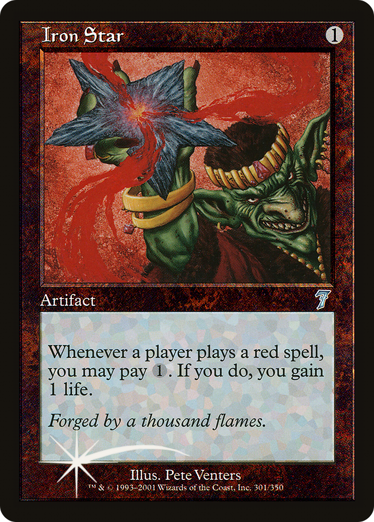 Iron Star (7ED-301★) [7th Edition] Foil