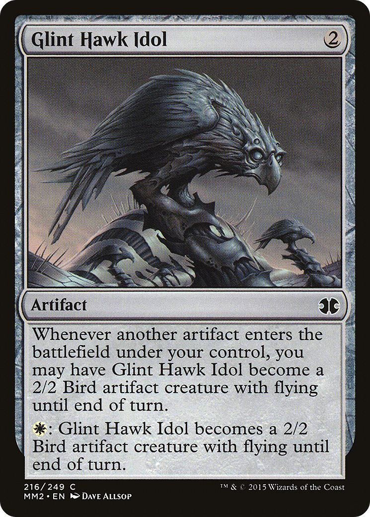Glint Hawk Idol (MM2-216) [Modern Masters 2015] Foil