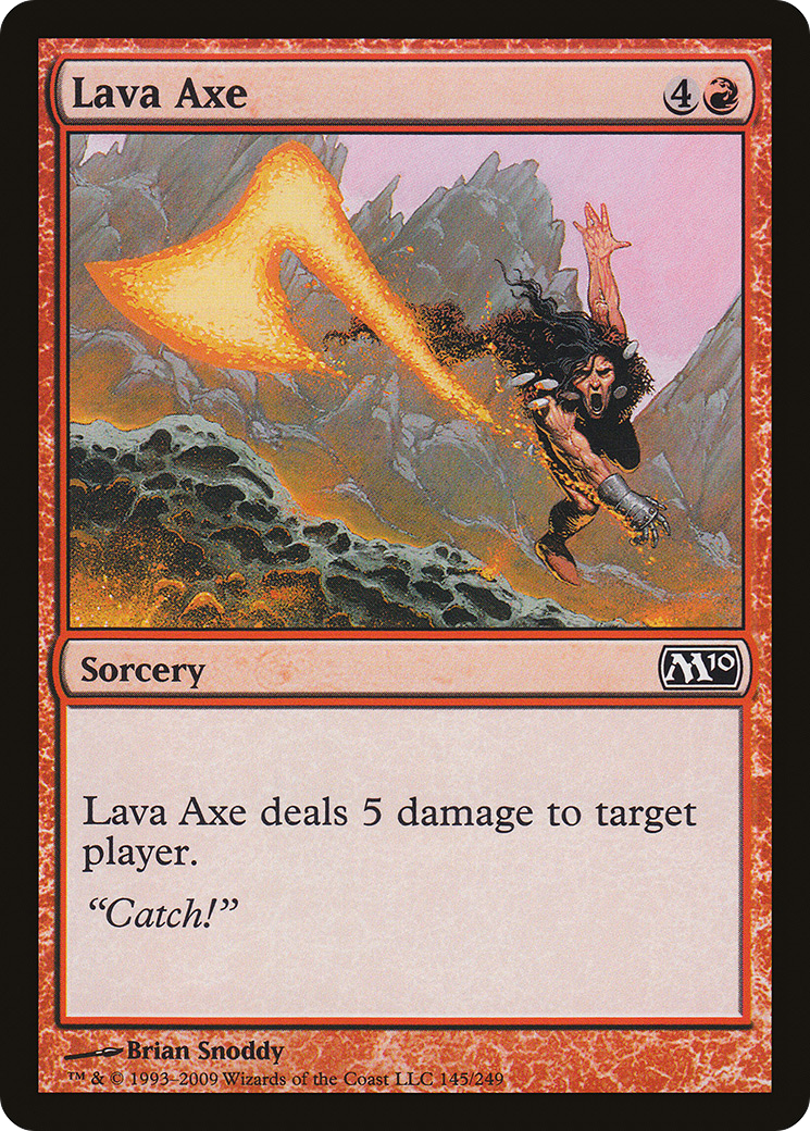 Lava Axe (M10-145) [Magic 2010]