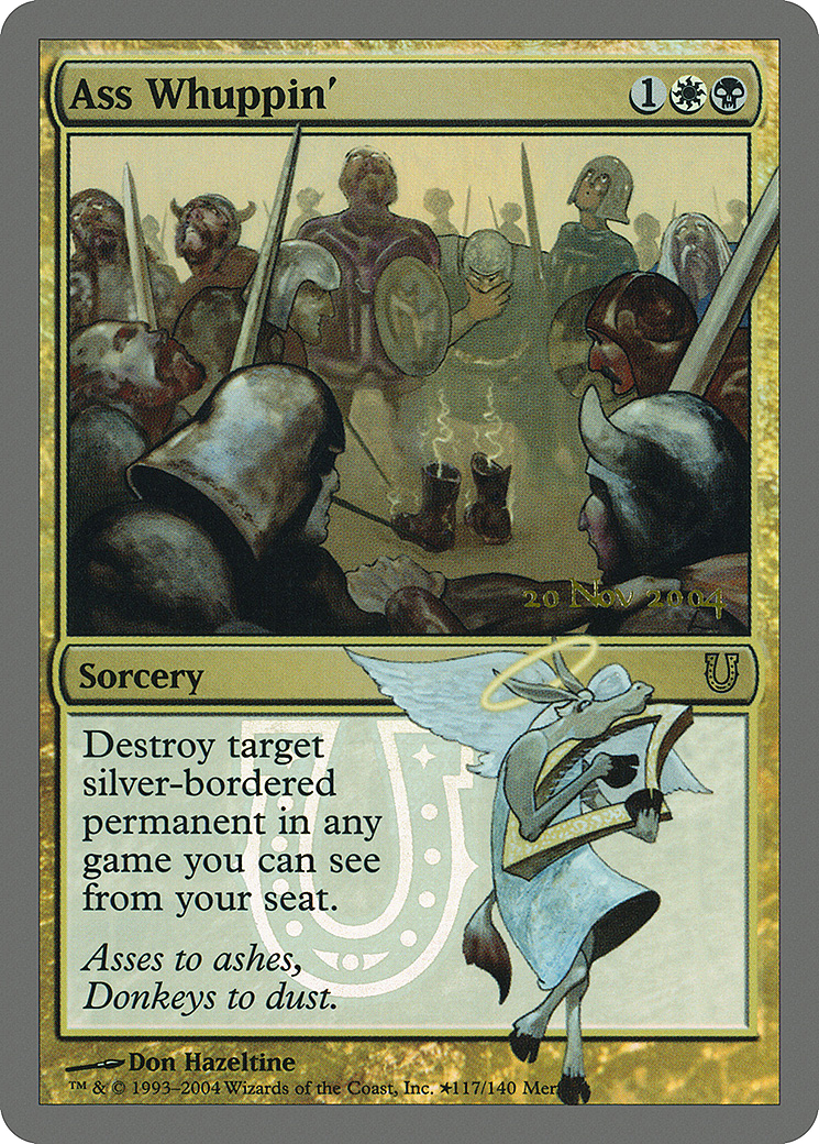 Ass Whuppin' (LARP-117) [Unhinged Promos] Foil