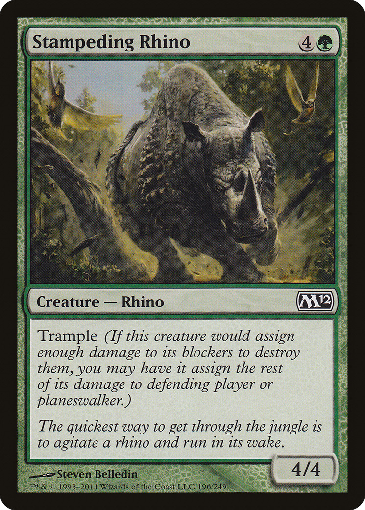 Stampeding Rhino (M12-196) [Magic 2012]