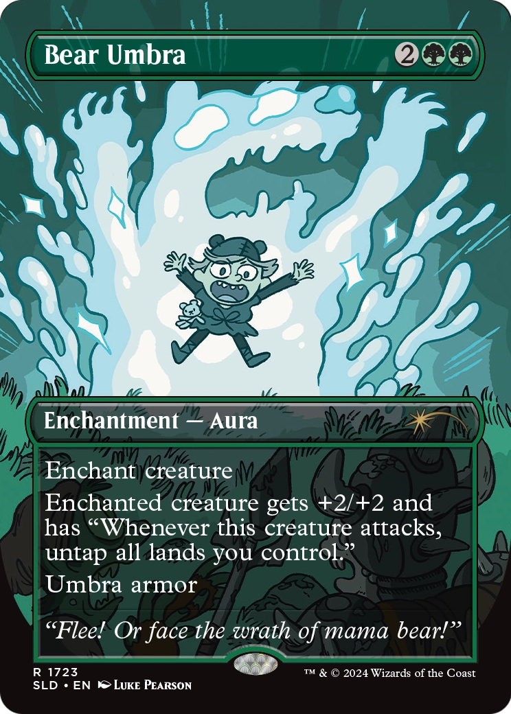 Bear Umbra (SLD-1723) (Borderless) [Secret Lair Drop]