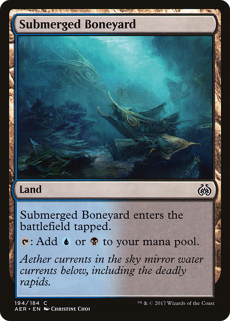 Submerged Boneyard (AER-194) [Aether Revolt] Foil