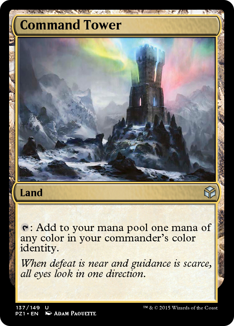 Command Tower (PZ1-137) [Legendary Cube Prize Pack]