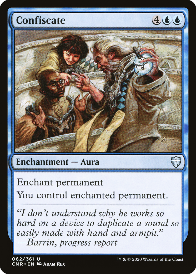 Confiscate (CMR-062) [Commander Legends] Foil