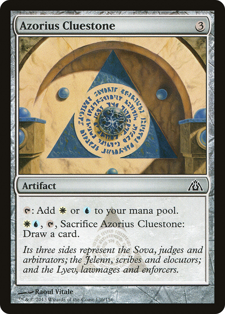 Azorius Cluestone (DGM-136) [Dragon's Maze] Foil