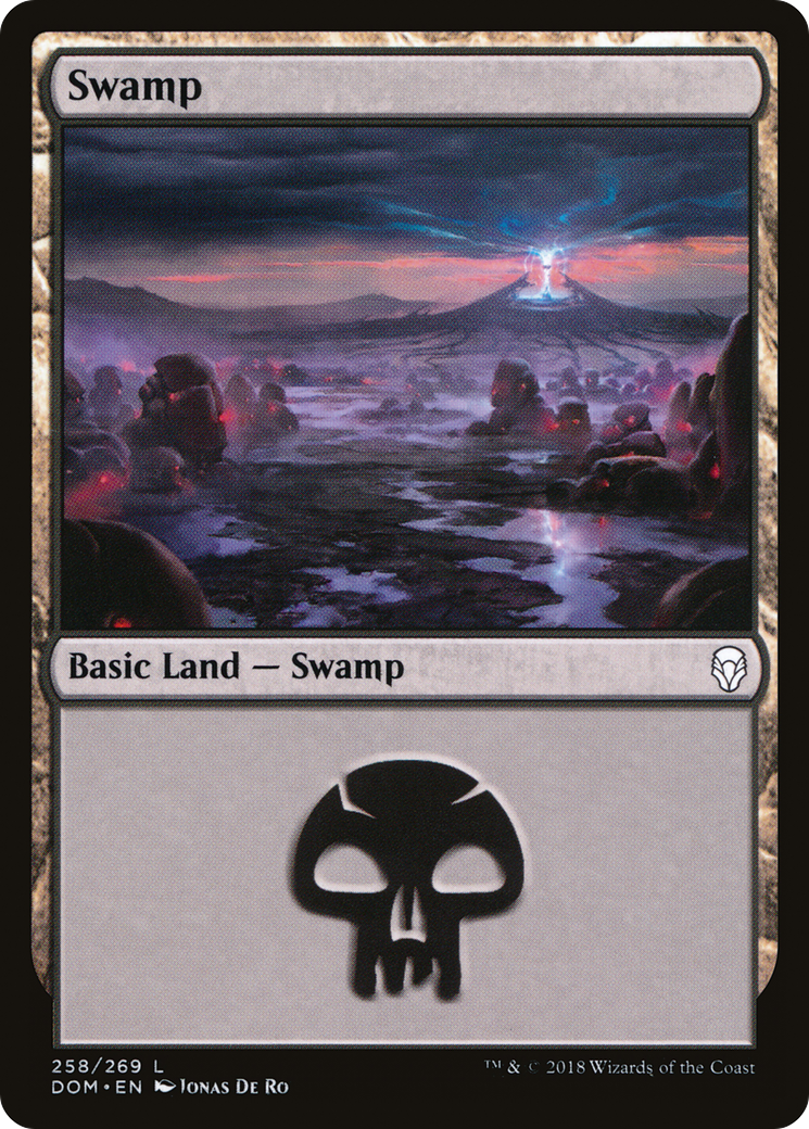 Swamp (DOM-258) [Dominaria]