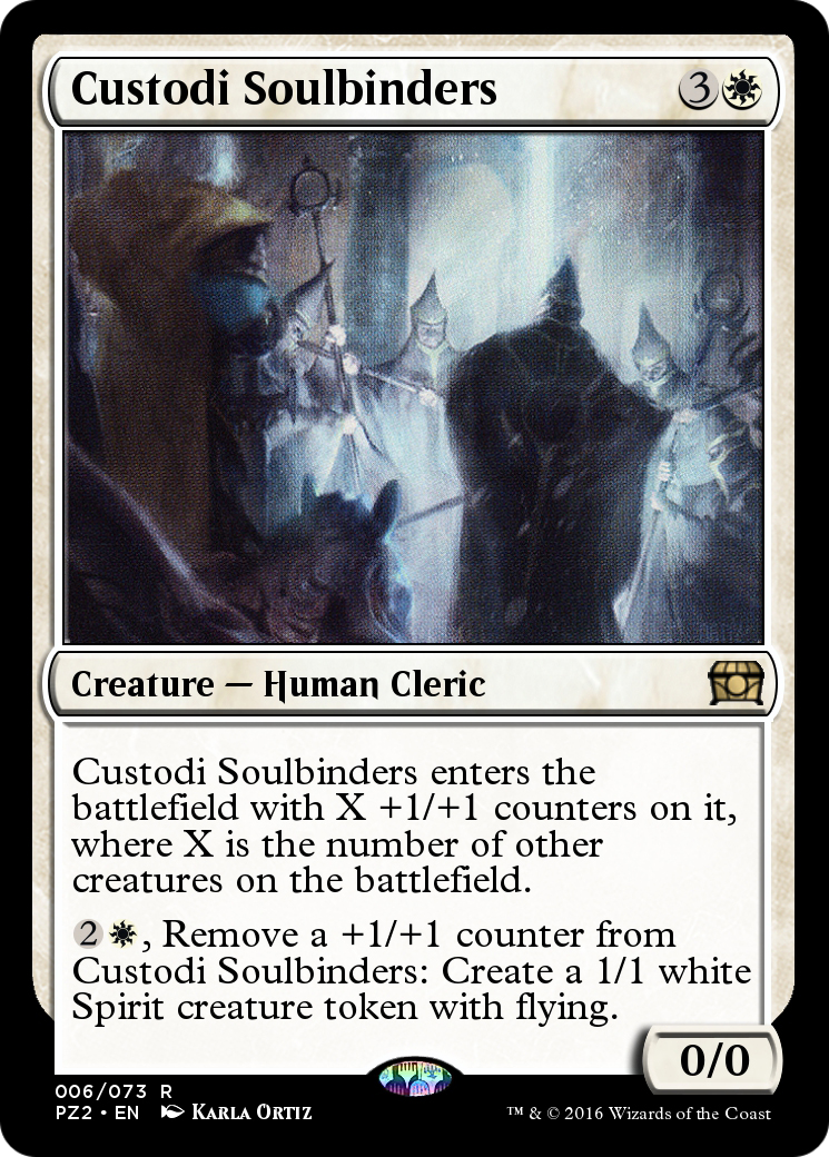 Custodi Soulbinders (PZ2-006) [Treasure Chest] Foil