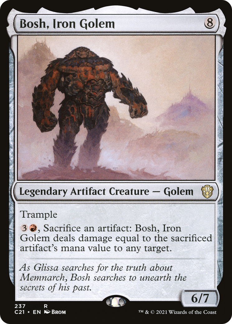 Bosh, Iron Golem (C21-237) [Commander 2021]