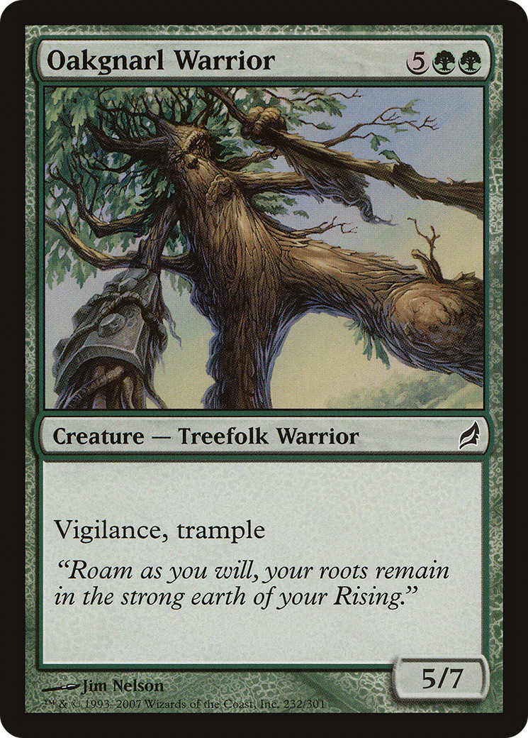 Oakgnarl Warrior (LRW-232) [Lorwyn]