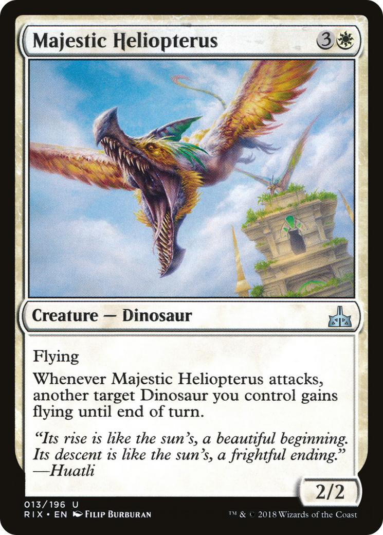 Majestic Heliopterus (RIX-013) [Rivals of Ixalan]