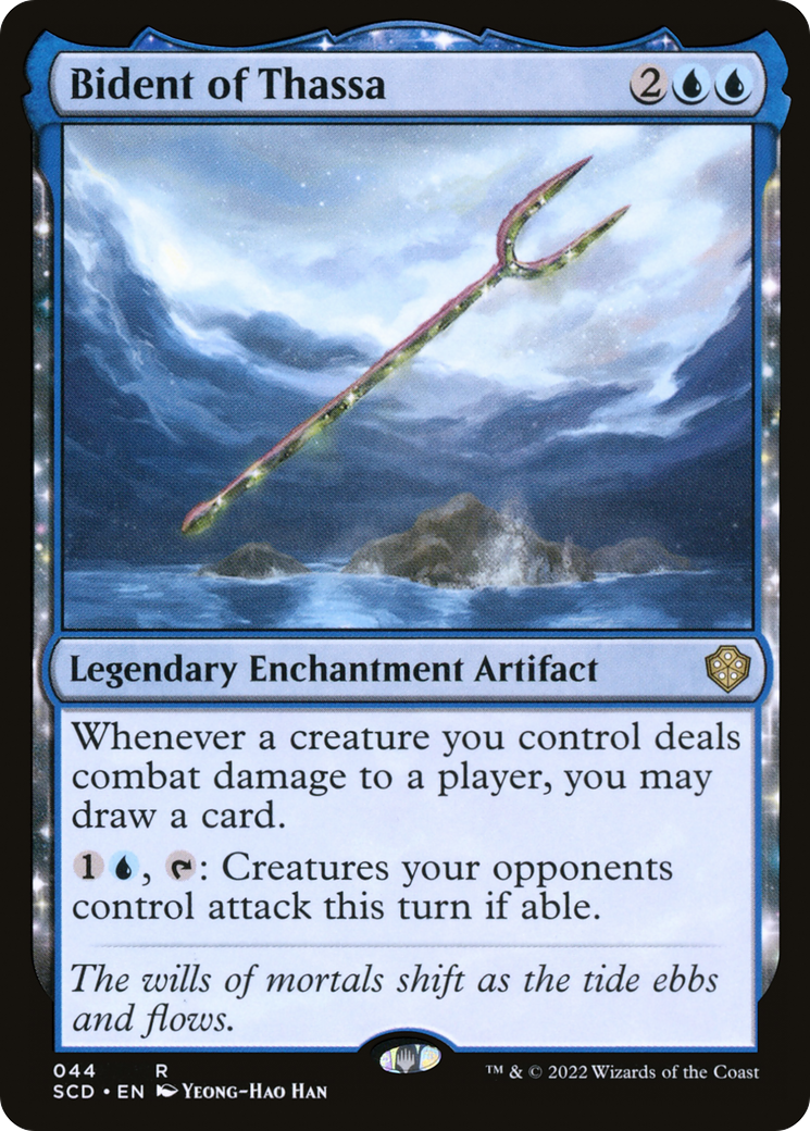 Bident of Thassa (SCD-044) [Starter Commander Decks]