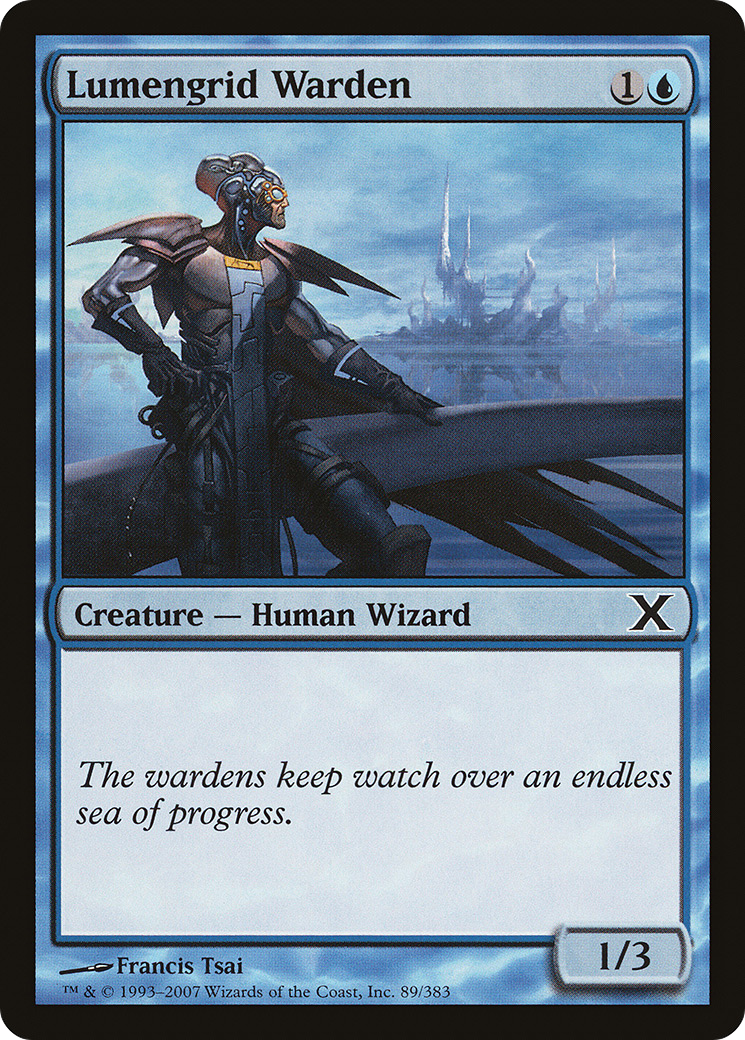 Lumengrid Warden (10E-089) [Tenth Edition] Foil