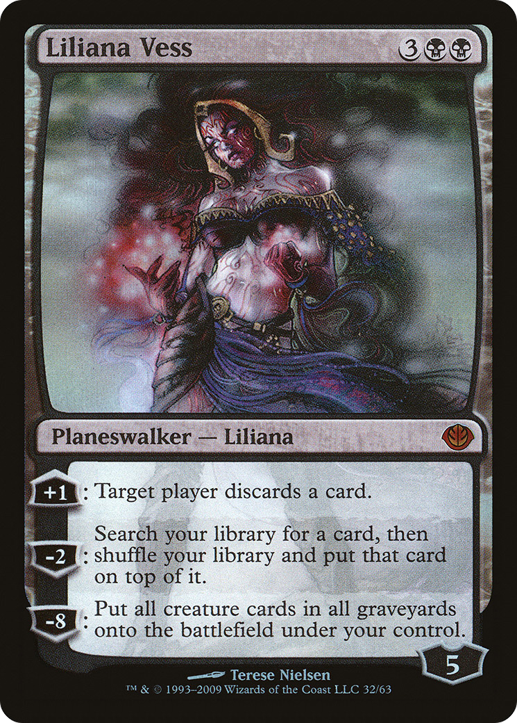 Liliana Vess (DDD-032) [Duel Decks: Garruk vs. Liliana] Foil