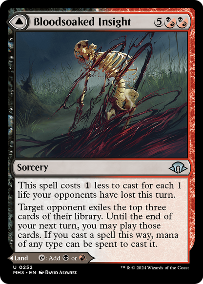 Bloodsoaked Insight (MH3-252) [Modern Horizons 3] Foil