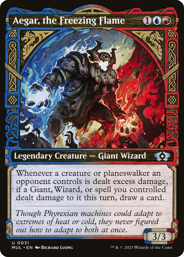 Aegar, the Freezing Flame (MUL-031) (Showcase) [Multiverse Legends]