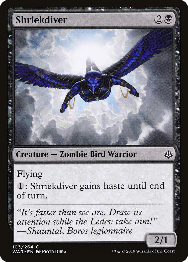 Shriekdiver (WAR-103) [War of the Spark]
