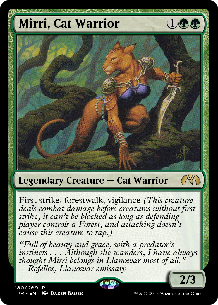 Mirri, Cat Warrior (TPR-180) [Tempest Remastered] Foil