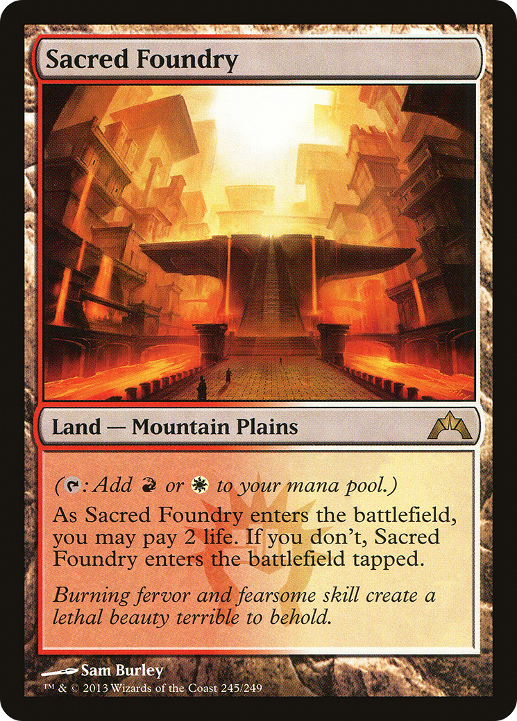 Sacred Foundry (GTC-245) [Gatecrash]