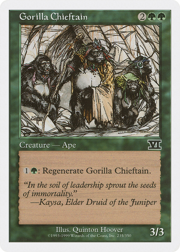 Gorilla Chieftain (6ED-235) [Classic Sixth Edition]