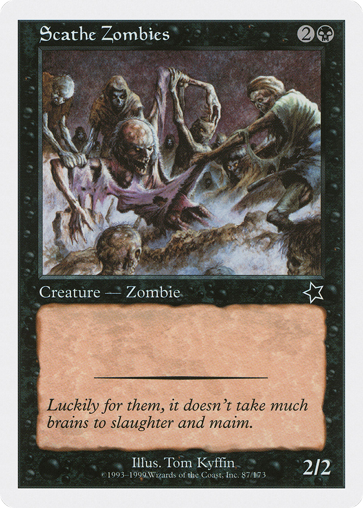 Scathe Zombies (S99-087) [Starter 1999]