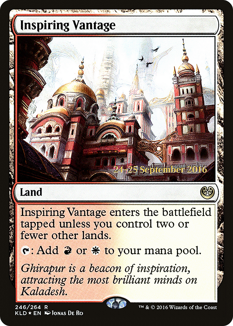 Inspiring Vantage (KLD) (PRE-246S) [Kaladesh Promos] Foil