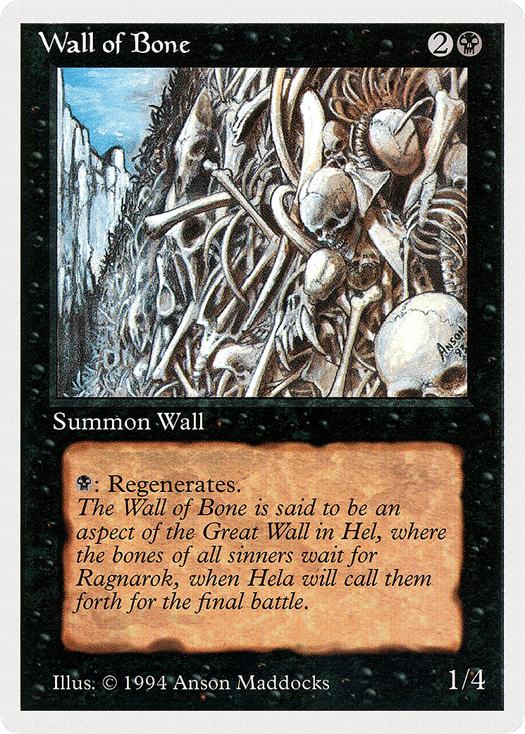 Wall of Bone (SUM-134) [Summer Magic / Edgar]